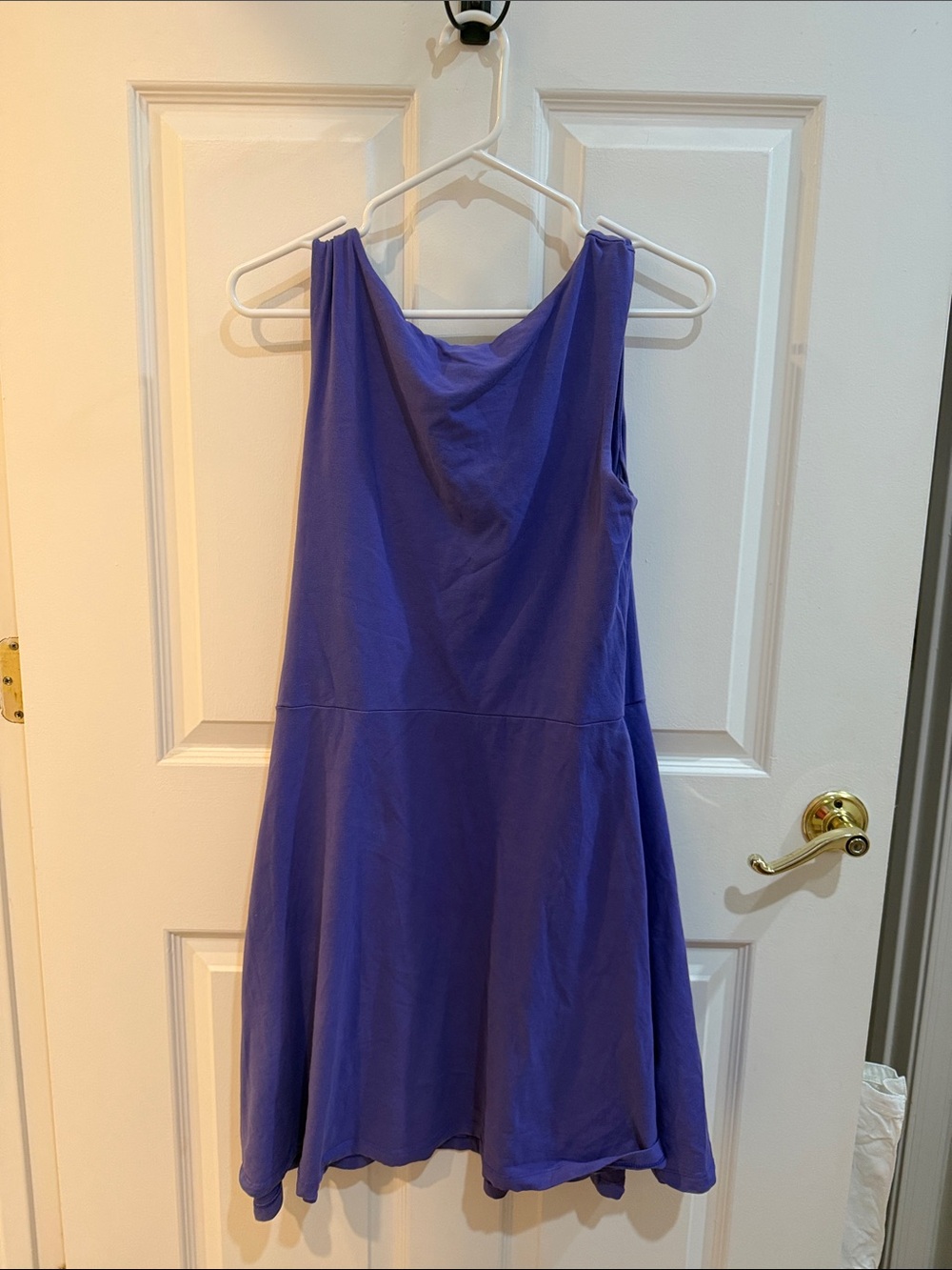 Pact Purple Sleeveless Fit-and-Flare Dress - Picture 5 of 5